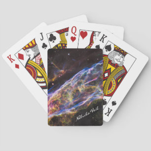 Baraja De Cartas Astronomía y velo nebulosa, Hubble / Galaxia