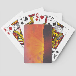 Baraja De Cartas Atardecer, cielo Naranja (por Félix Vallotton)