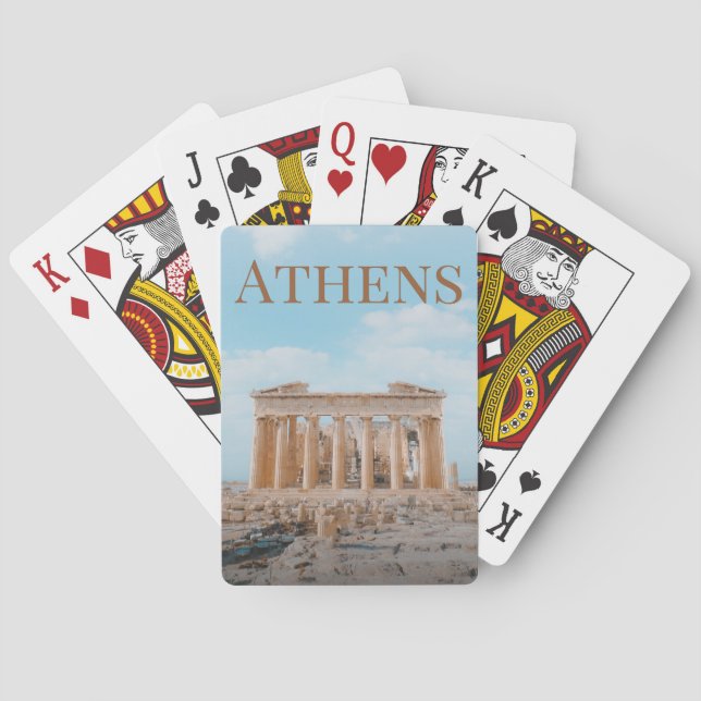 Baraja De Cartas Atenas Grecia (Reverso)
