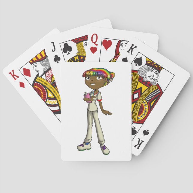 Baraja De Cartas Atención (Reverso)