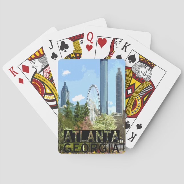 Baraja De Cartas Atlanta (Reverso)