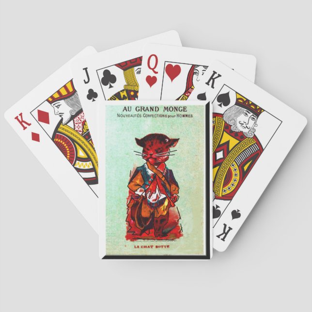 Baraja De Cartas "Au Grand Monge~Kitty" (Reverso)