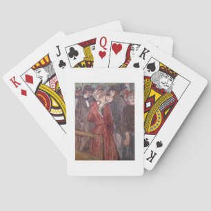 Baraja De Cartas Au Moulin de la Galette, 1891 (w/c y aguazo)