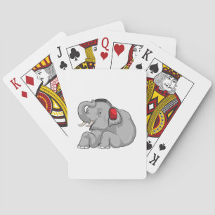 Baraja De Cartas Audífono de música elefante