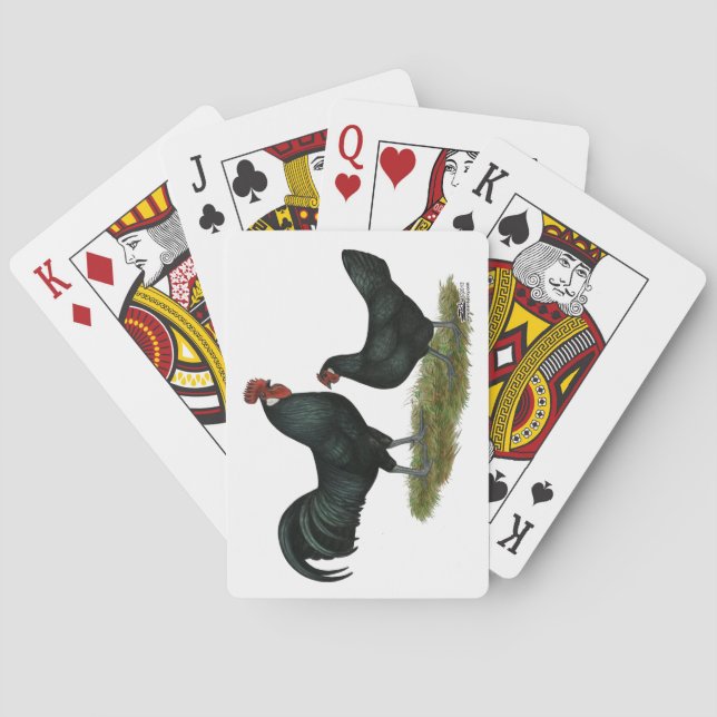Baraja De Cartas Augsburger Chickens (Reverso)