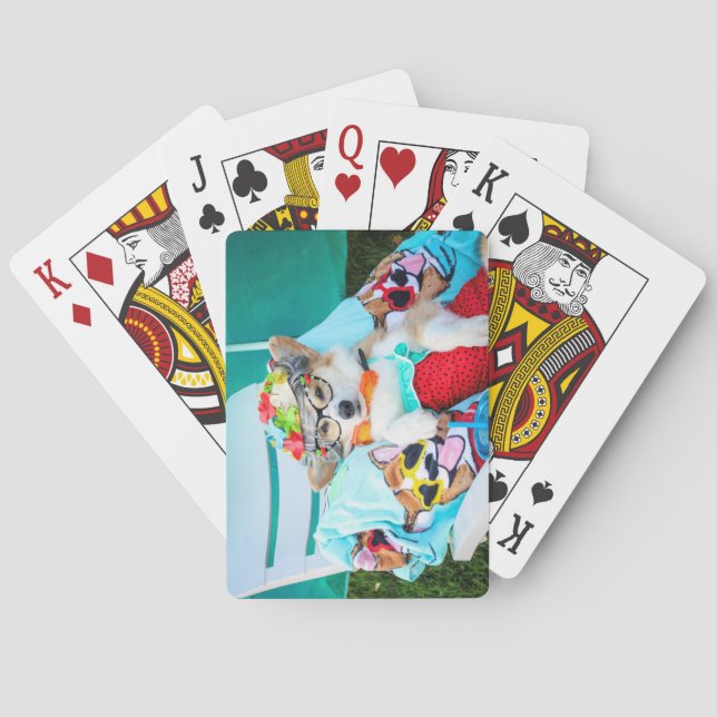 Baraja De Cartas Aunt Gussy corgi (Reverso)