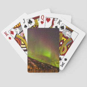 Baraja De Cartas Aurora boreal Montañas Fairbanks Alaska
