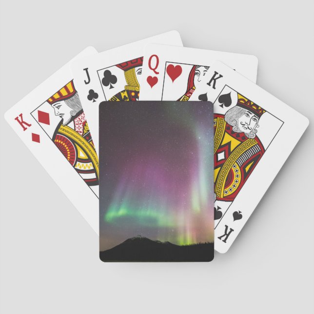 Baraja De Cartas Aurora Borealis | Alaska Brooks Range, Alaska (Reverso)