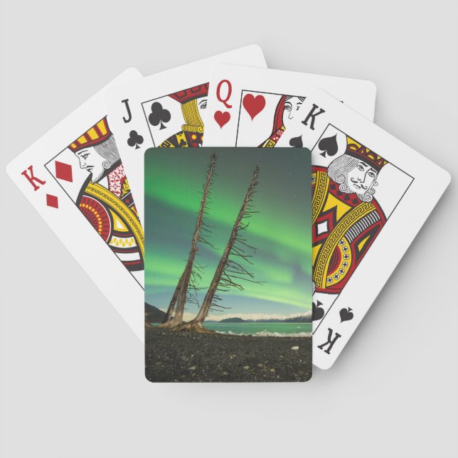 Baraja De Cartas Aurora del árbol de inclinación (Reverso)