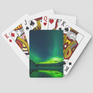 Baraja De Cartas Aurora verde impresionante