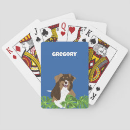 Baraja De Cartas Aussies Pastores Australianos Perros Tropicales