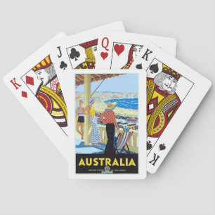 BARAJA DE CARTAS AUSTRALIA AÑOS 20 PLAYA BONDI