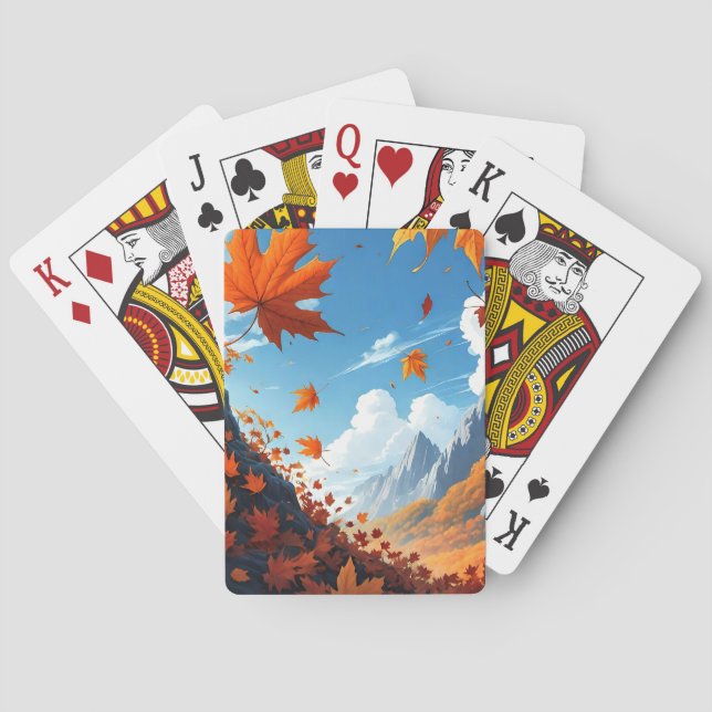 Baraja De Cartas Authumn leaves (Reverso)