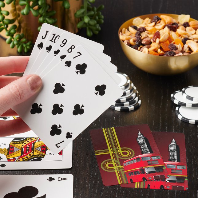 Baraja De Cartas Autobús de dos pisos y Big Ben de Londres (Subido por el creador)