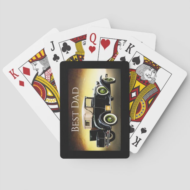 Baraja De Cartas Automático de vintage (Reverso)