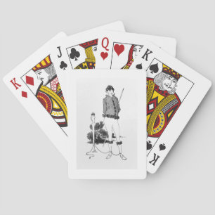 Baraja De Cartas Autoretrato atado a una hierba (grabado) (foto de 