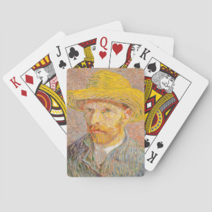 Baraja De Cartas Autorretrato de Vincent Van Gogh con sombrero de p