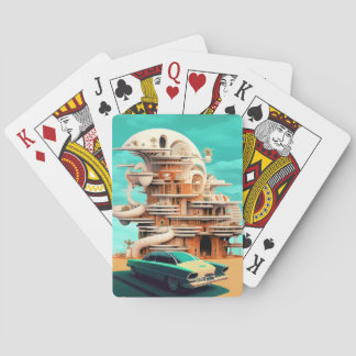 Baraja De Cartas Autos cinemáticos de retro para futuros autos