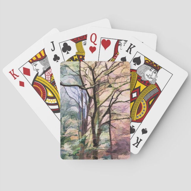BARAJA DE CARTAS AUTUMN TREES (Reverso)