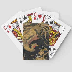 Baraja De Cartas Ave dorado Antídoto clásico japonés