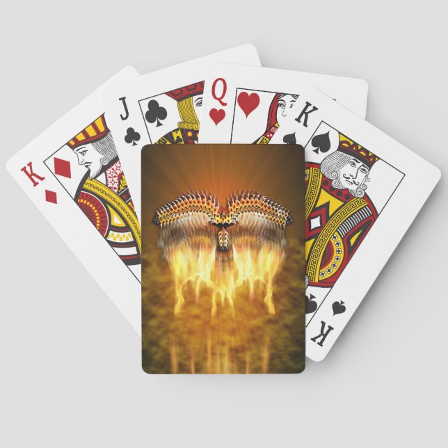 Baraja De Cartas Ave en vuelo (Reverso)