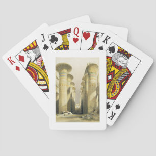 Baraja De Cartas Avenida central del gran pasillo de columnas,