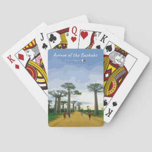 Baraja De Cartas Avenida de los Baobabs, Madagascar - Paisaje