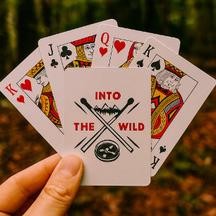 Baraja De Cartas Aventura en la Naturaleza Salvaje Supervivencia