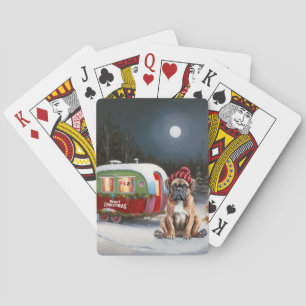 Baraja De Cartas Aventura Navideña del Caravana Boxer Invernal