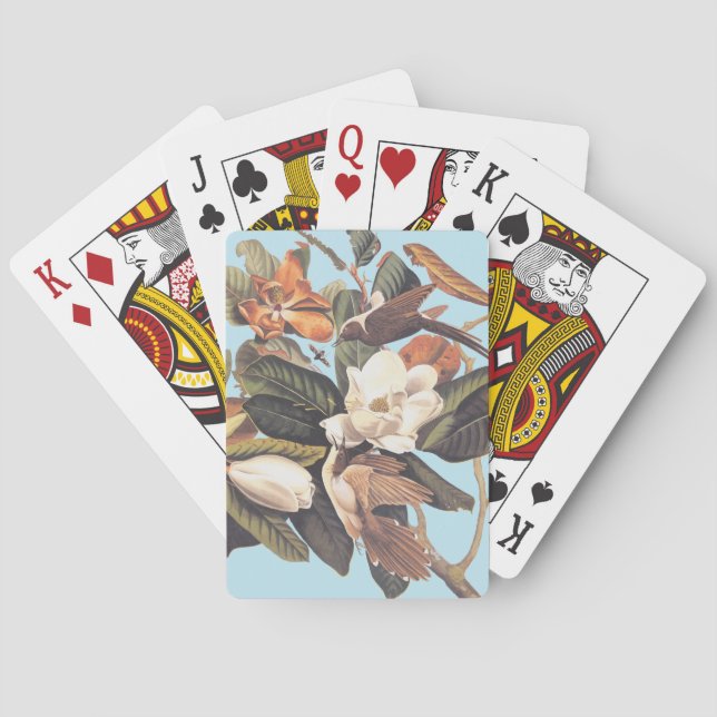 Baraja De Cartas Aves de Cuco con Billar Negro (Reverso)