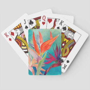Baraja De Cartas Aves del paraíso vivas