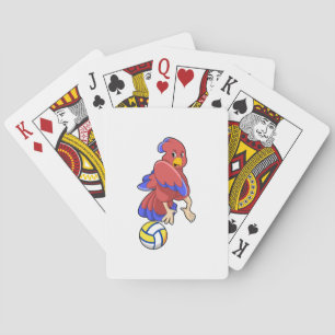 Baraja De Cartas Aves en los deportes de voleibol