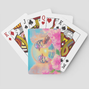 Baraja De Cartas Aves Guay con gafas de sol al atardecer