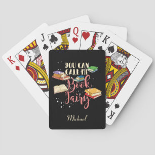 Baraja De Cartas Ávido lector al que puedes llamarme Nerd de hadas 