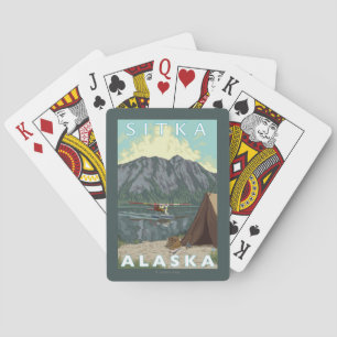 Baraja De Cartas Avión y pesca - Sitka, Alaska de Bush