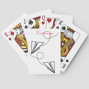 Baraja De Cartas Aviones de papel volando Thunder_Cove