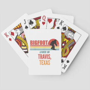 Baraja De Cartas Avistamiento de Bigfoot en Travis Texas