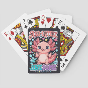 Baraja De Cartas Axo-Lutely Increíble Cute Axolotl  