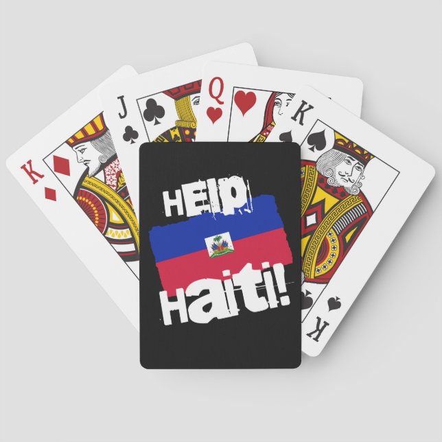 Baraja De Cartas ¡Ayuden a Haití! (Reverso)