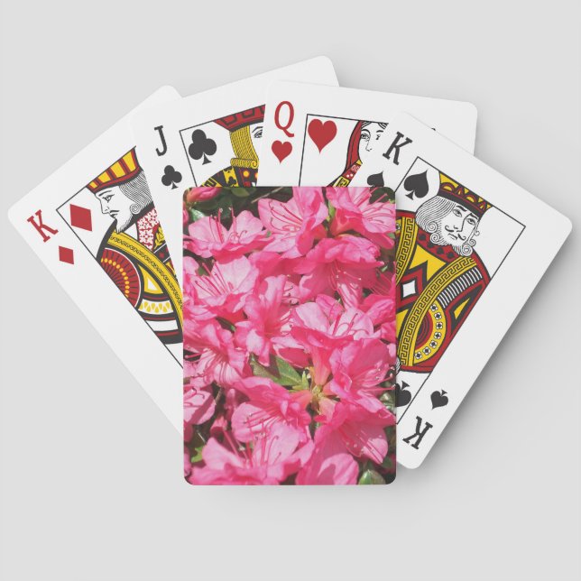 Baraja De Cartas Azalea rosa (Reverso)