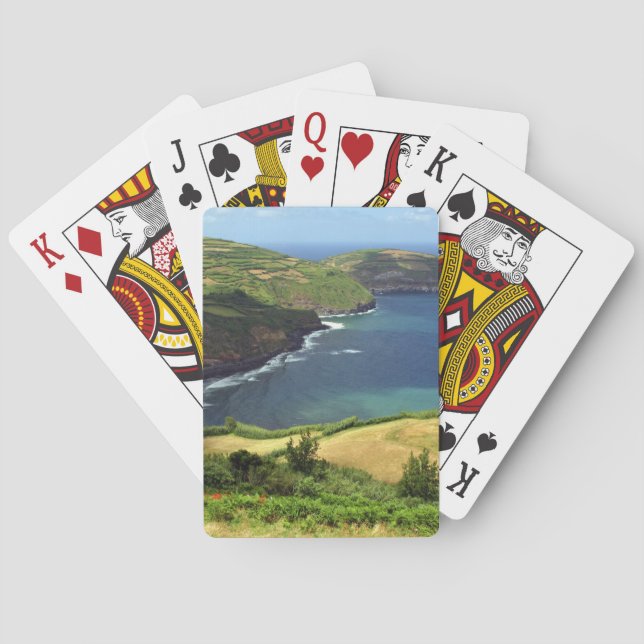 Baraja De Cartas Azores Islands photo, Portugal (Reverso)