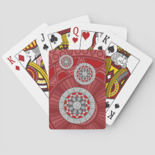 Baraja De Cartas Aztec se reúne con tarjetas de reproducción clásic