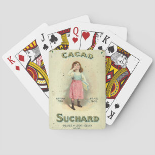 Baraja De Cartas Azúcar Chica de chocolate con chocolate victoriano