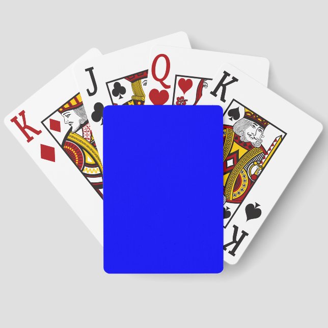 Baraja De Cartas Azul JUMBO (Reverso )