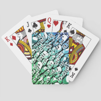 Baraja De Cartas Azul y Verde