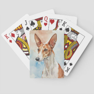 Baraja De Cartas Azulejo de foto de acrílico de Podenco Ibicenco
