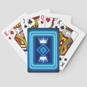 Baraja De Cartas Azules Reales