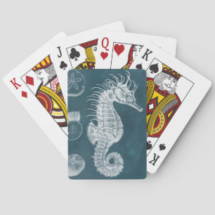 Baraja De Cartas Azure Seahorse Study I