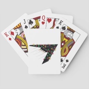 Baraja De Cartas B2 Espíritu Sigiloso Avión de Navidad Digital