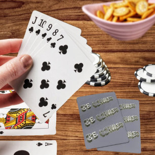 Baraja De Cartas B Schooled Gray-Wht